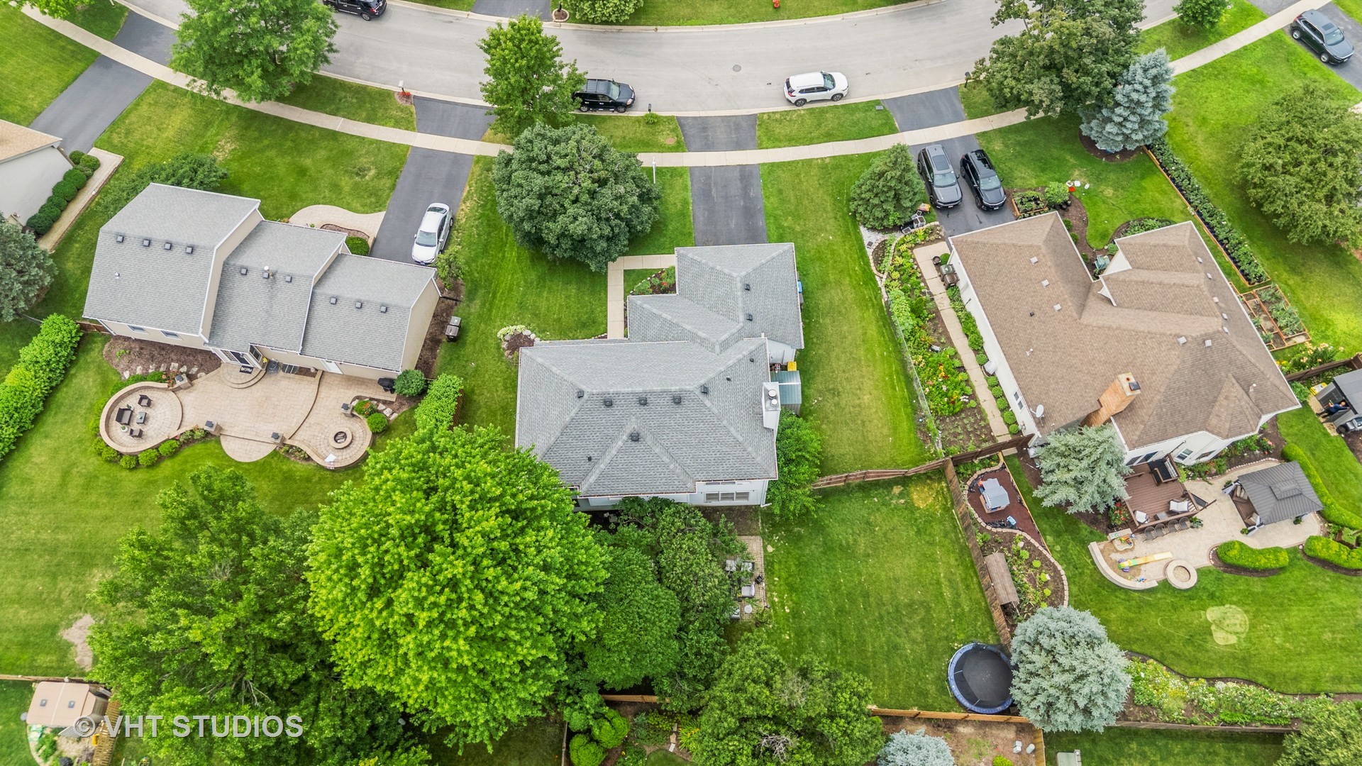 1177 Dovercliff Way Crystal Lake, IL 60014 - Photo 30 of 32 an aerial view of house with a yard