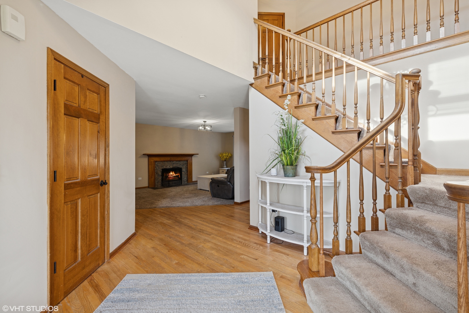 1177 Dovercliff Way Crystal Lake, IL 60014 - Photo 4 of 32 a view of entryway livingroom and hall with wooden floor