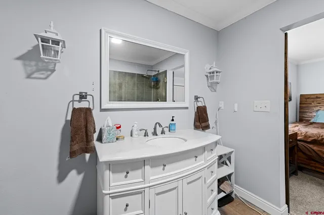 a view of balcony with furniture