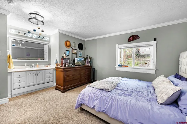 a room with gym equipment and a mirror