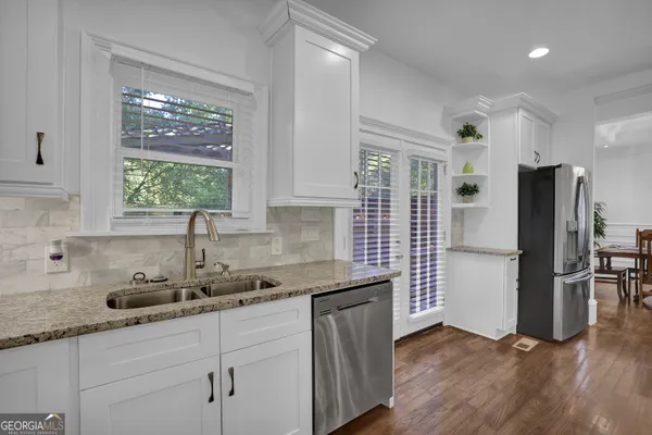 a view of outdoor space and deck