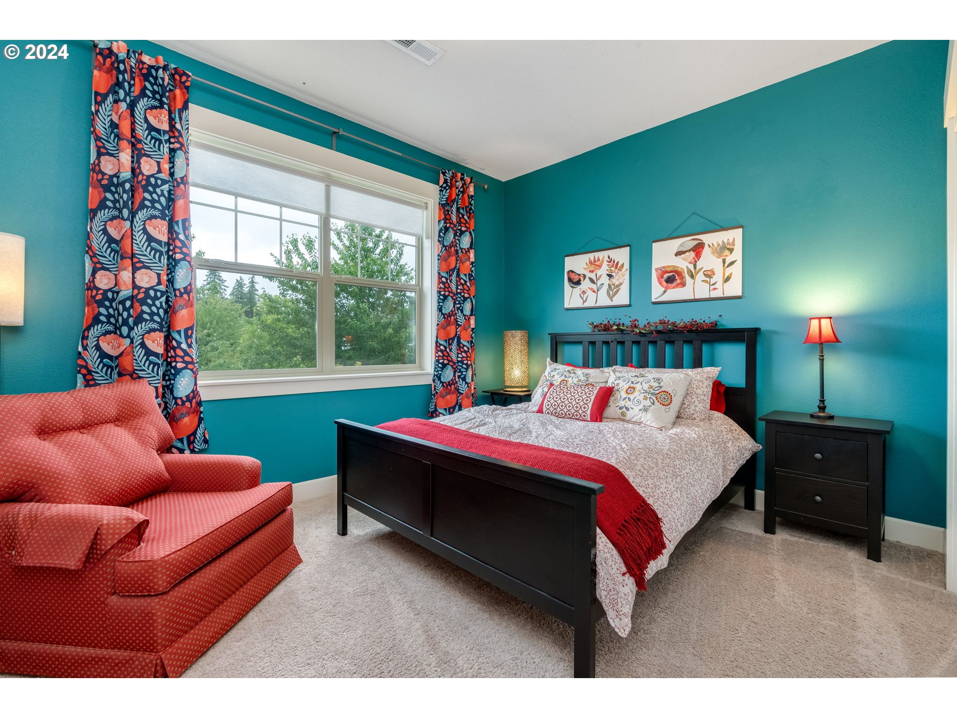 15057 Southeast Glenbrook Road Happy Valley, OR 97015 - Photo 21 of 43 a bed room with a bed and a chair