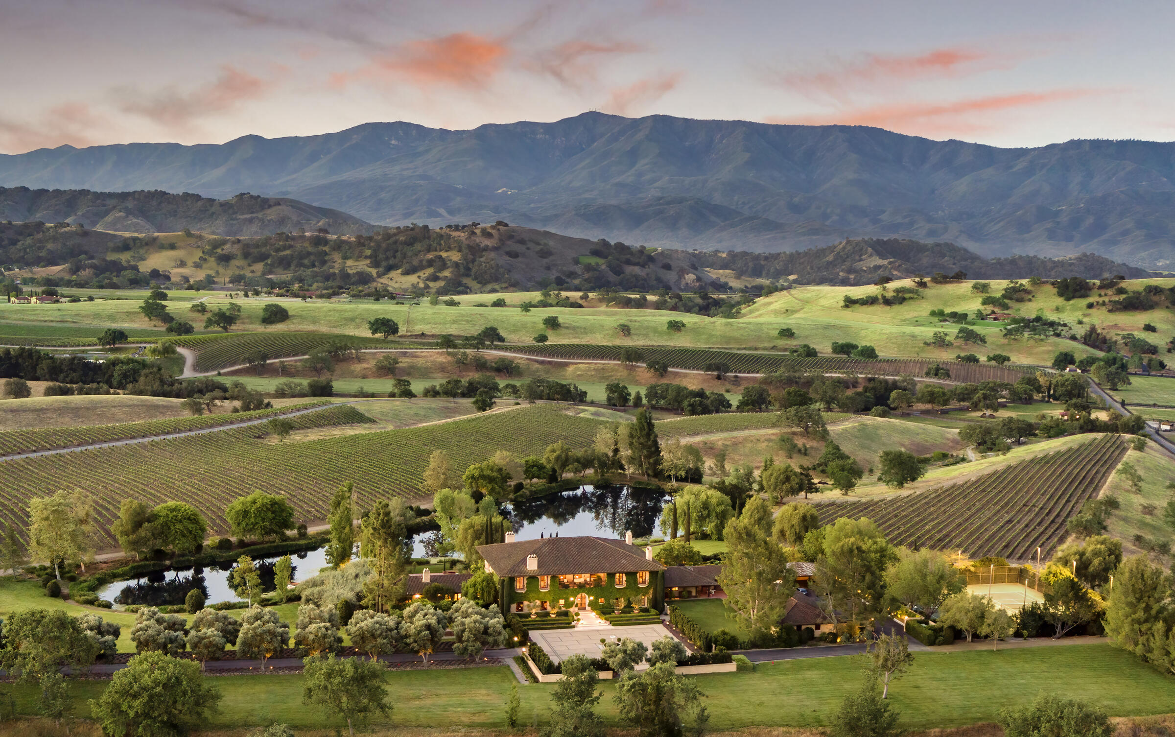 1620 Westerly Road Santa Ynez, CA 93460 - Photo 41 of 41 a view of a city with mountains in the background