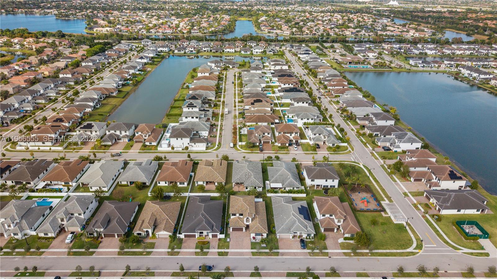 17665 Southwest 46th Street Miramar, FL 33029 - Photo 40 of 41 an aerial view of residential houses with outdoor space