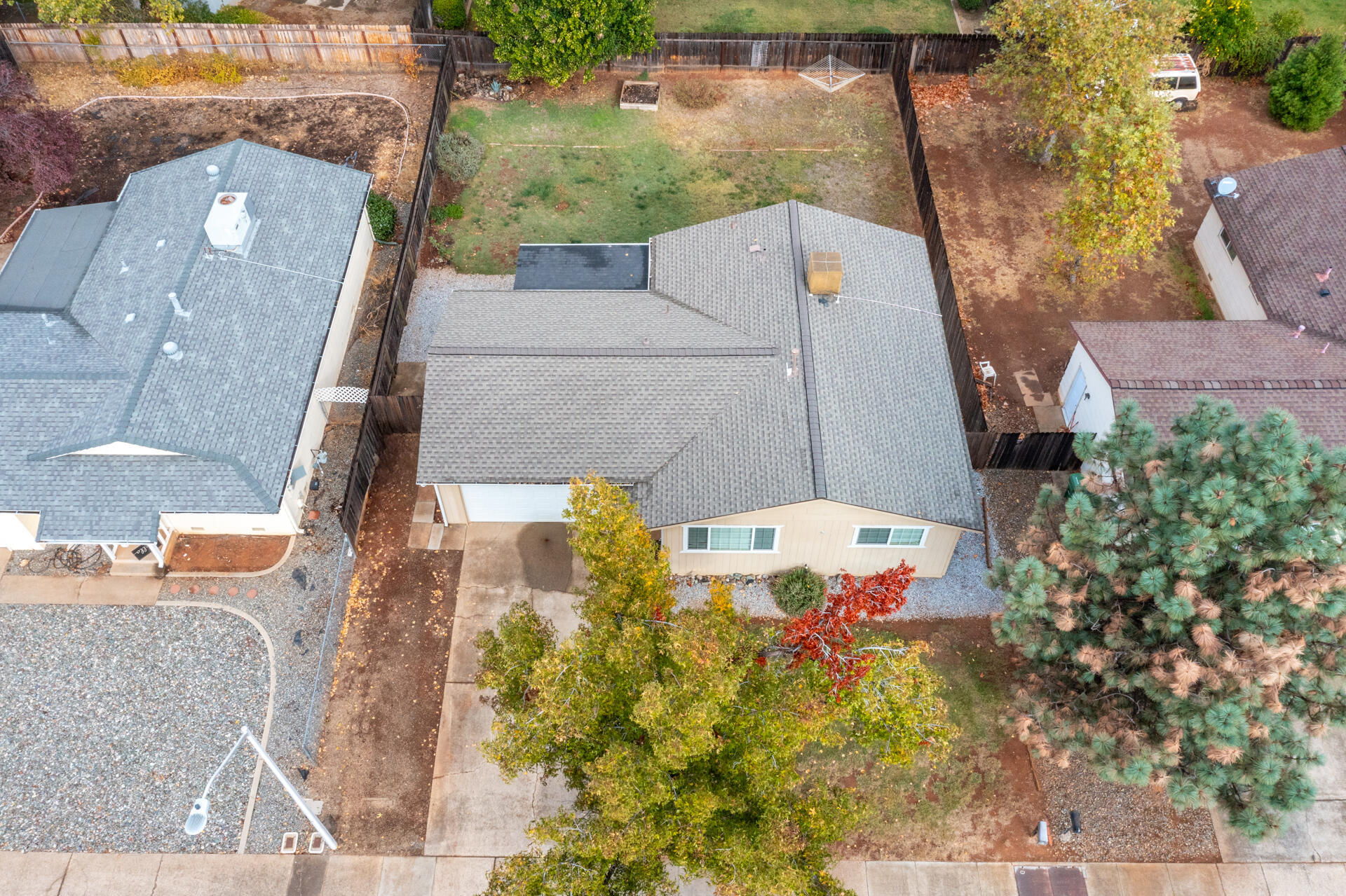2472 Saturn Redding, CA 96002 - Photo 12 of 15 an aerial view of a house with a yard and sitting space