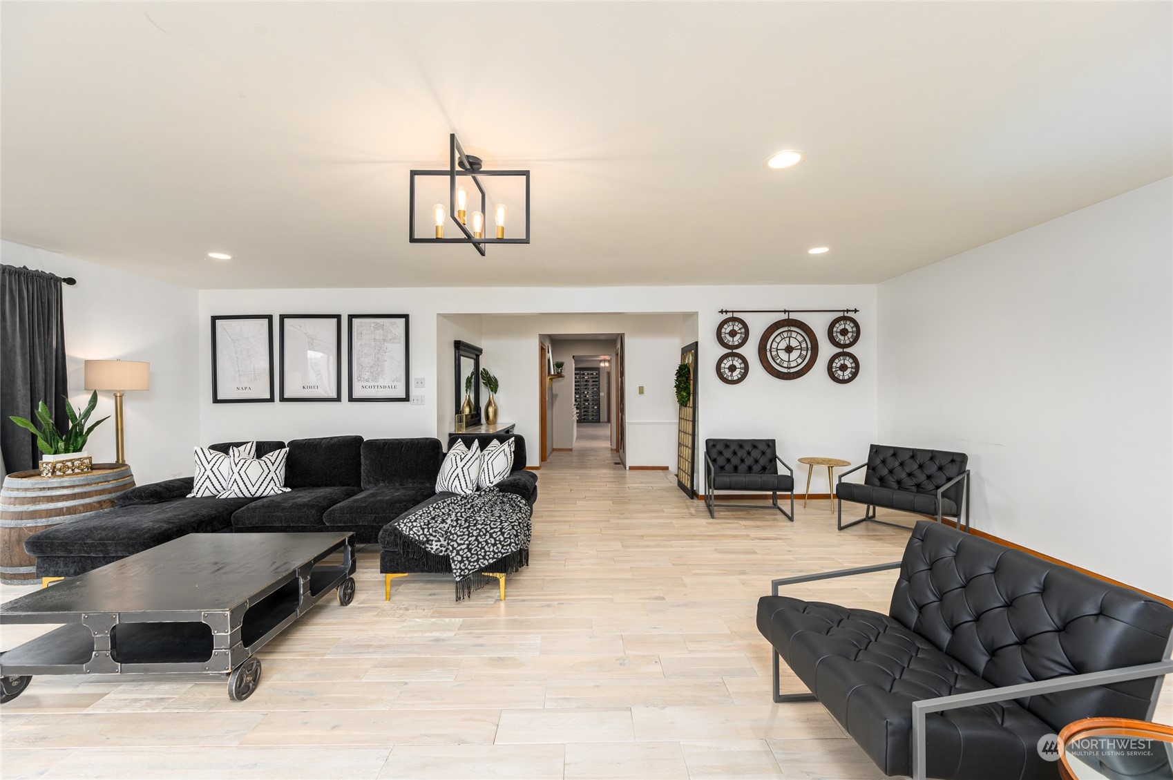 7956 Trapline Road Everson, WA 98247 - Photo 16 of 40 a living room with furniture and wooden floor