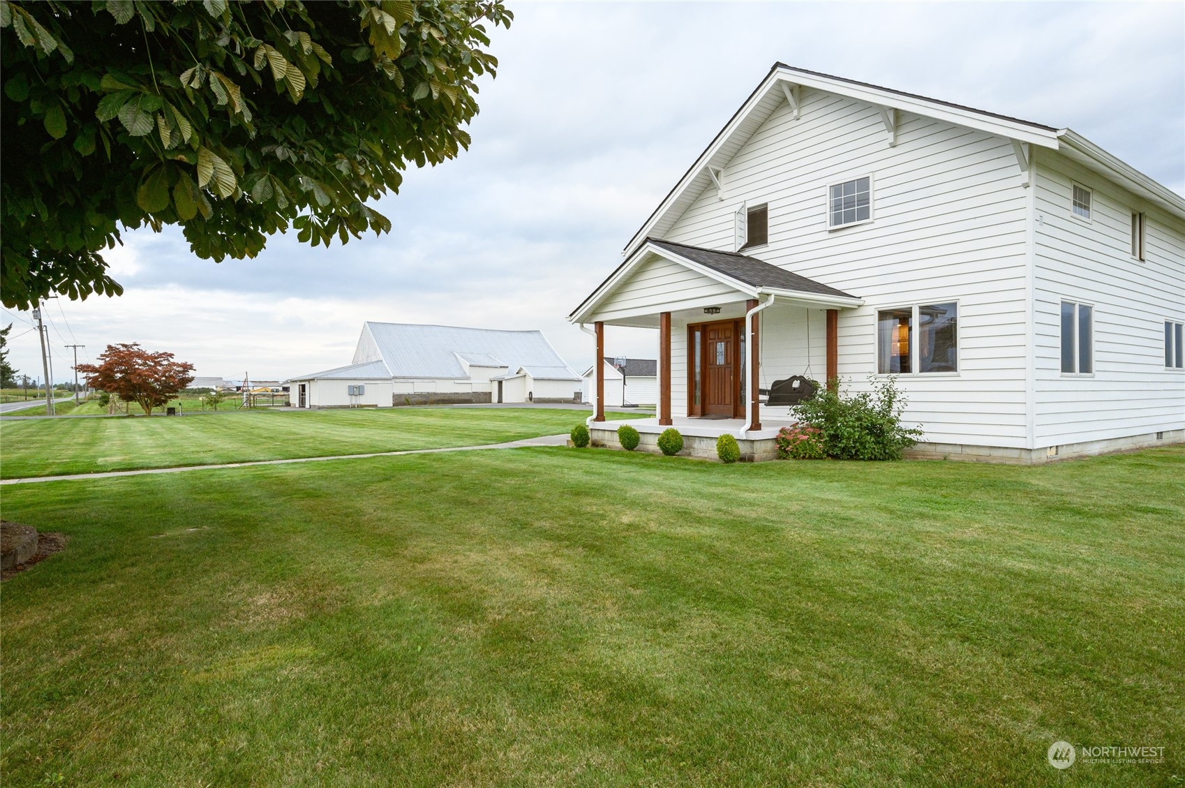7956 Trapline Road Everson, WA 98247 - Photo 35 of 40 a view of a house with a backyard