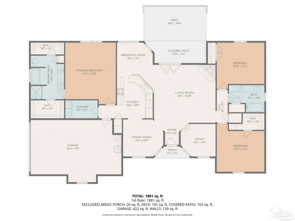 $379,000 | 5316 Wesleyan Drive, Pace, FL 32571