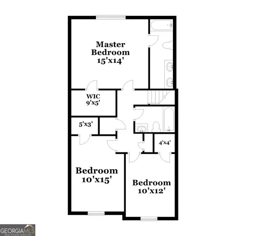 a picture of a park with a white wall and a large window