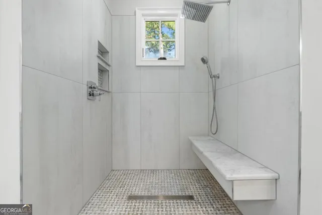 a bathroom with a sink