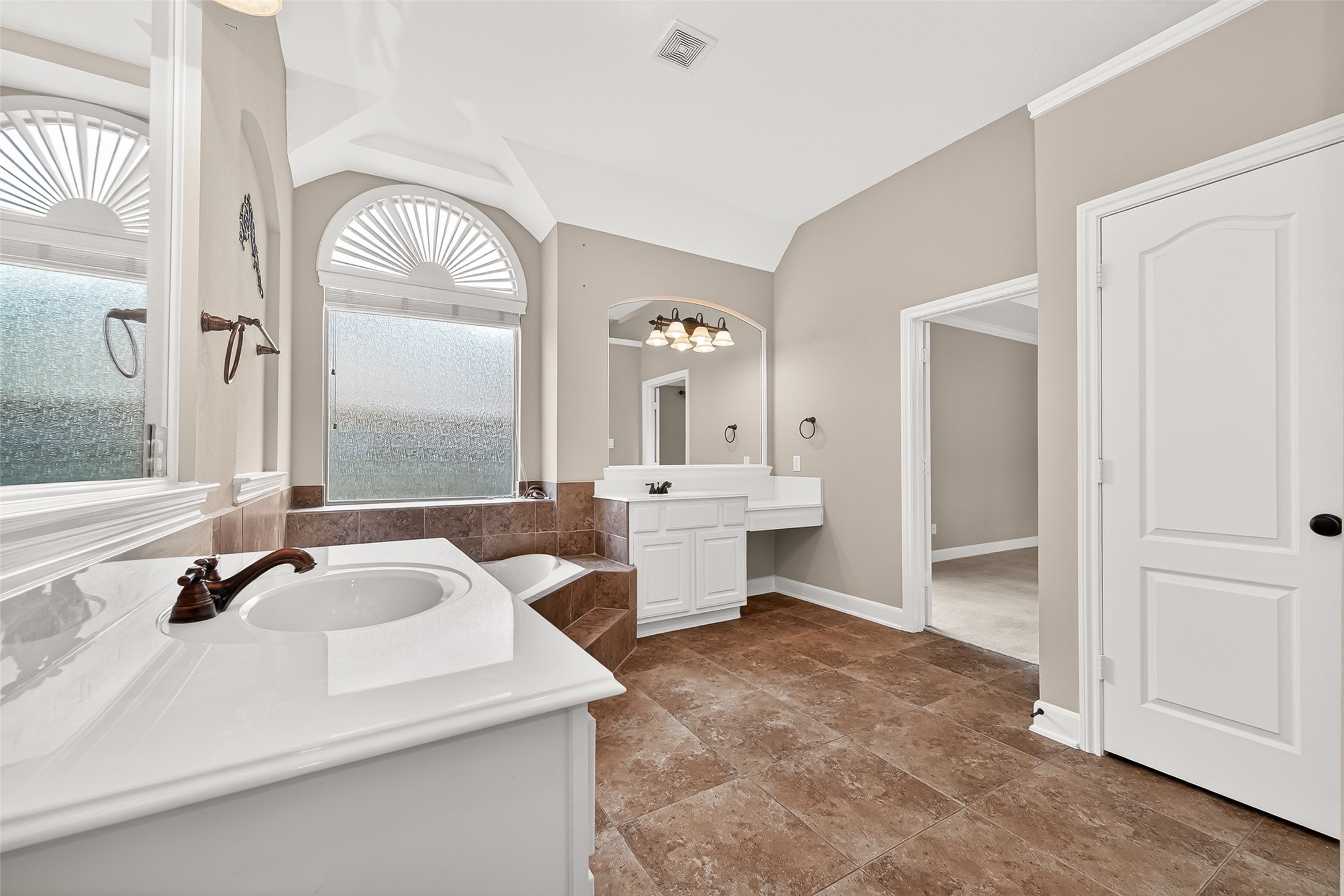2310 Spring Lake Park Lane Spring, TX 77386 - Photo 41 of 47 a bathroom with a sink and a mirror
