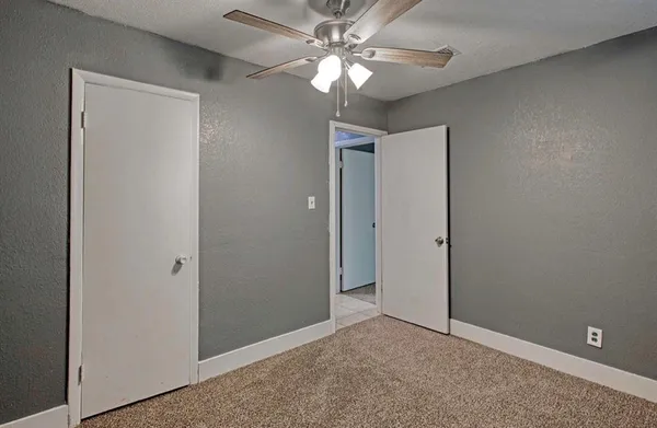 a view of an empty room