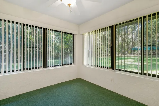 a view of a garage room