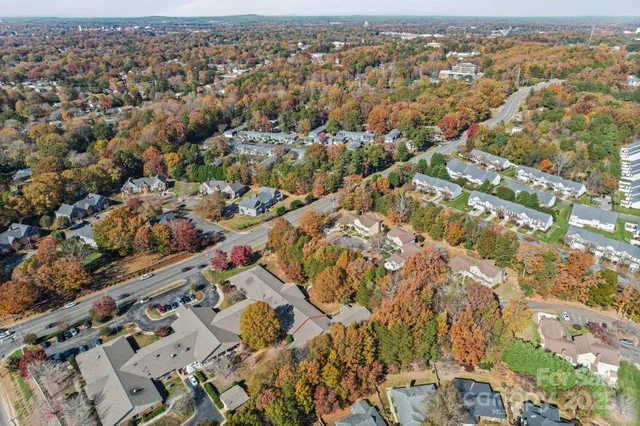 an aerial view of residential house with parking space