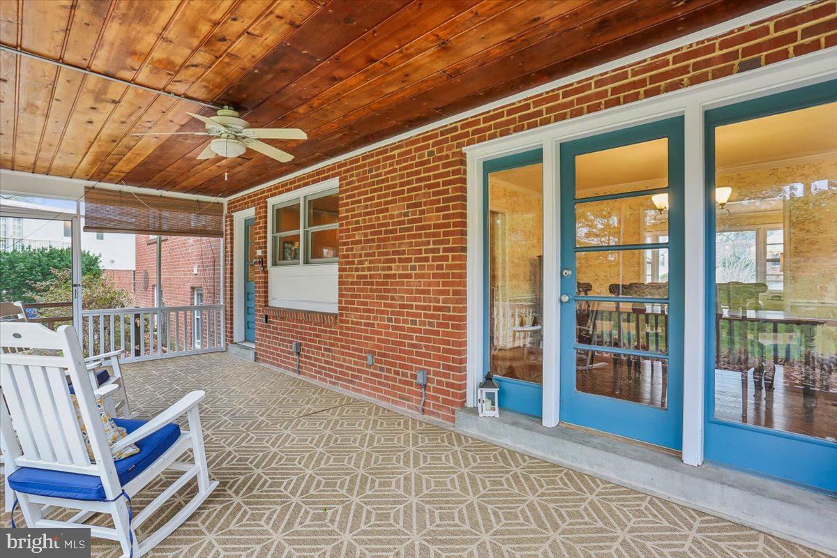 3612 Littledale Road Kensington, MD 20895 - Photo 28 of 79 a view of front door with outdoor seating