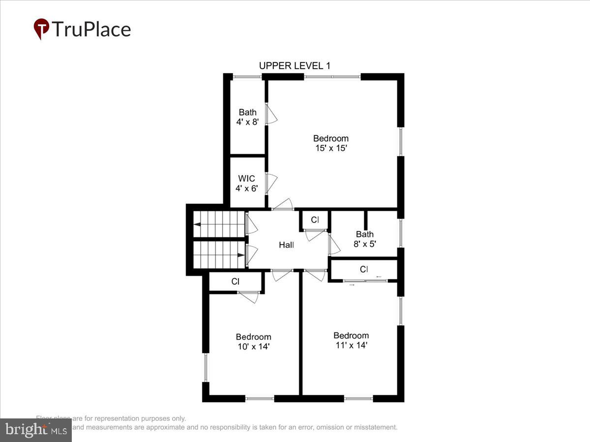 3612 Littledale Road Kensington, MD 20895 - Photo 75 of 79 Upper level 1 floorplan