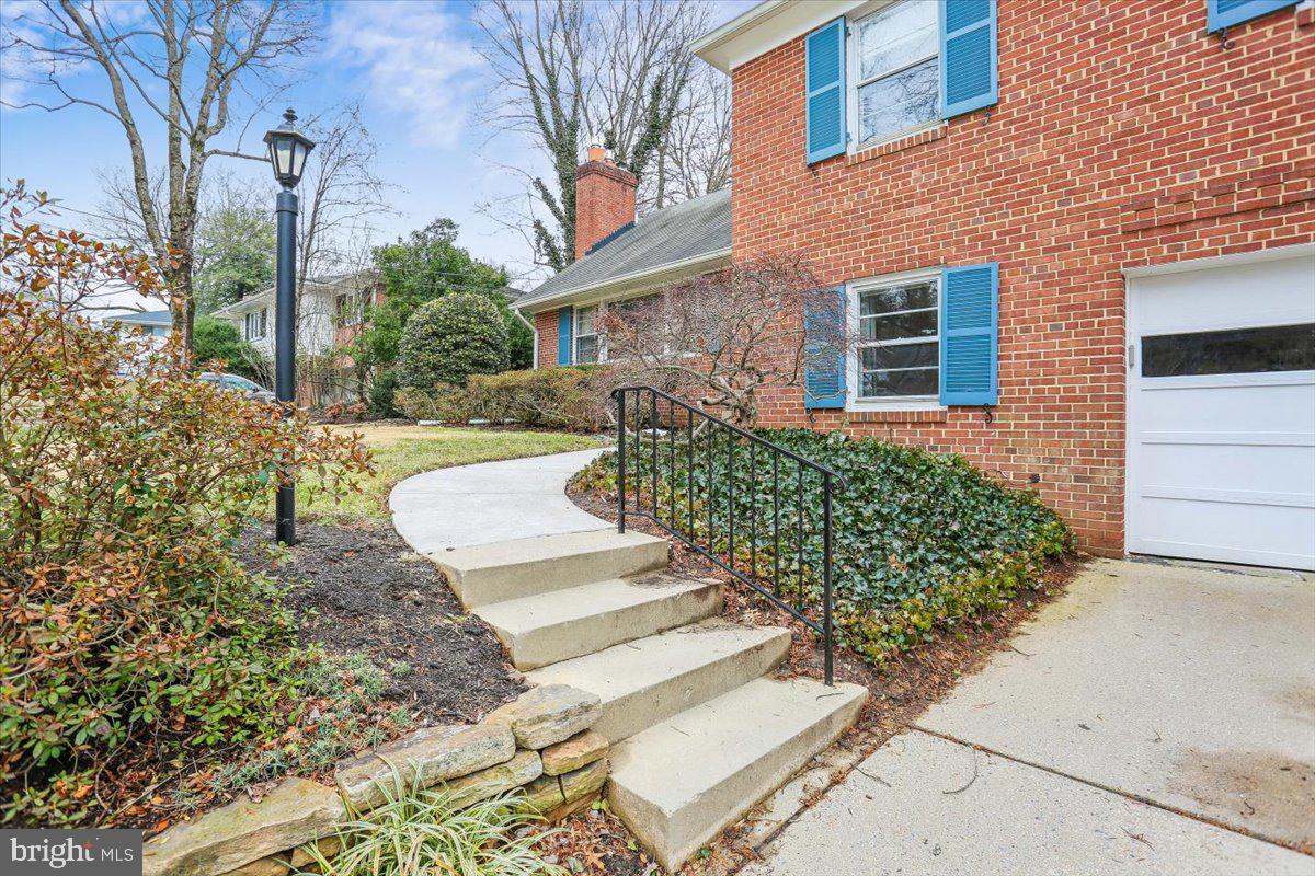 3612 Littledale Road Kensington, MD 20895 - Photo 3 of 79 walkway to front door