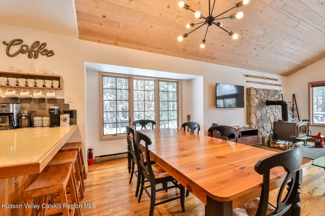 a view of outdoor space with seating