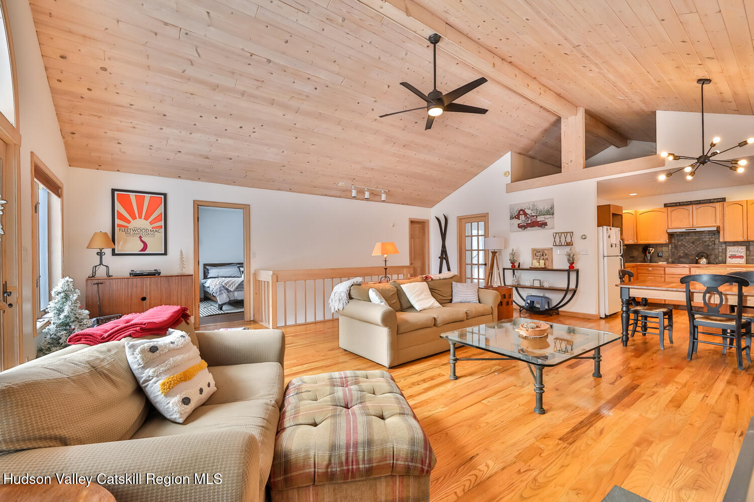 31 Koonan Road Windham, NY 12496 - Photo 32 of 48 a living room with furniture and kitchen view