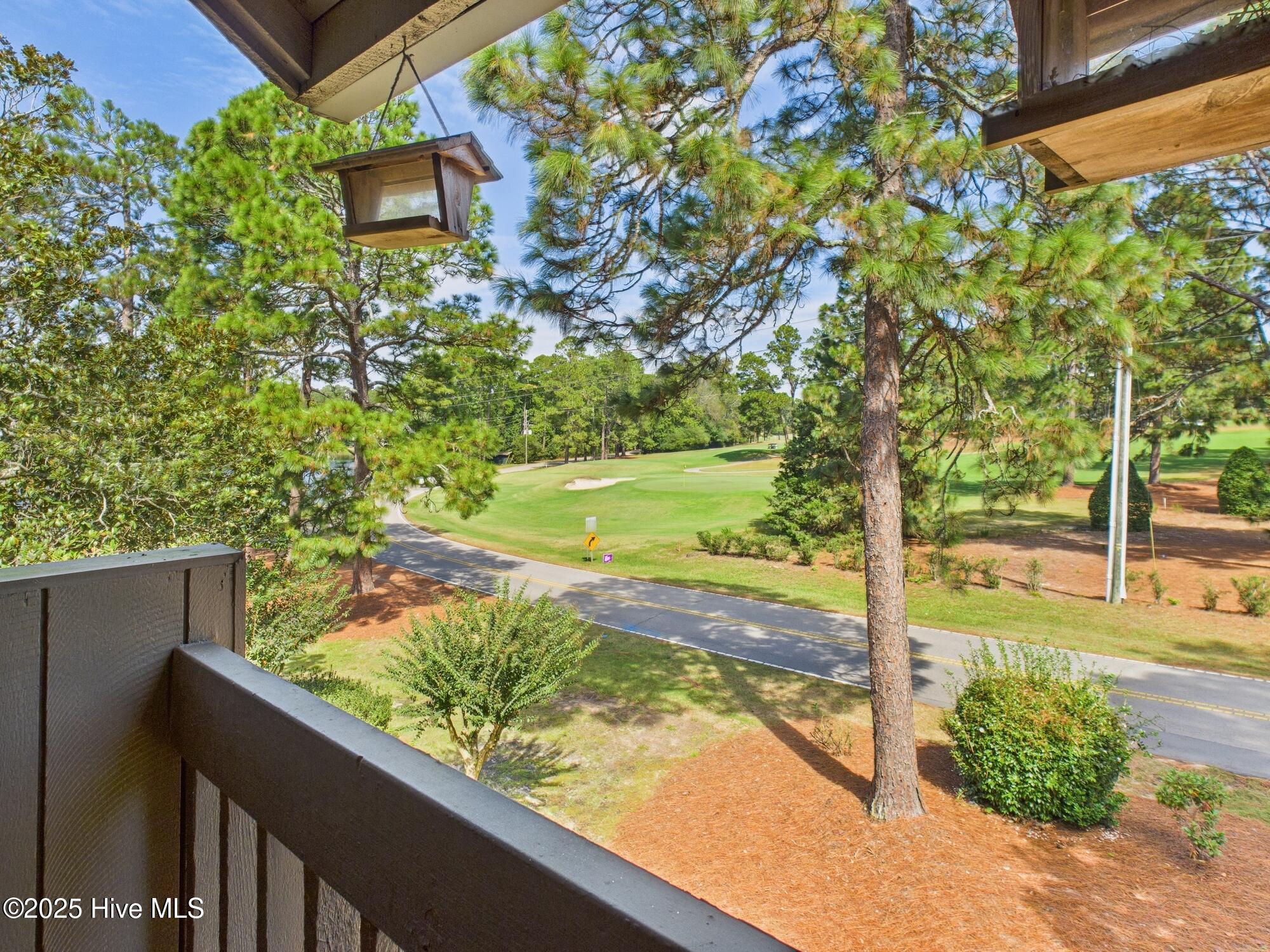 250 Sugar Gum Lane, Unit 201 Pinehurst, NC 28374 - Photo 27 of 39 Side Balcony from Master Room