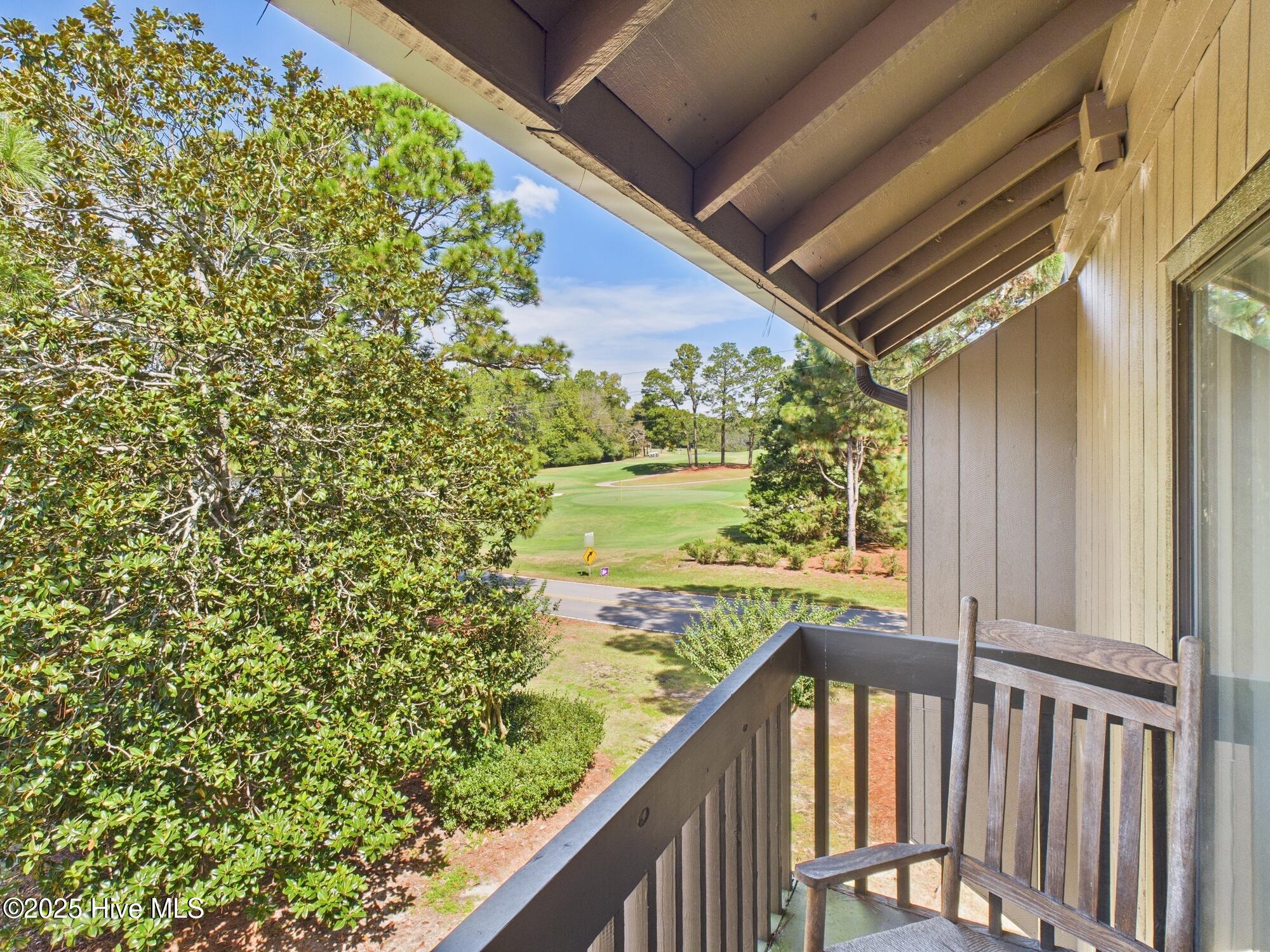250 Sugar Gum Lane, Unit 201 Pinehurst, NC 28374 - Photo 38 of 39 View Rear Balcony