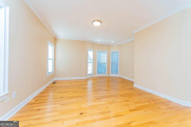 a view of an empty room with window