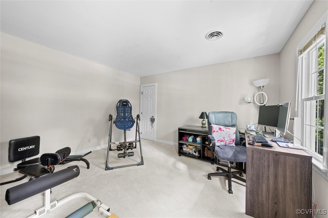 12711 Foxstone Road Midlothian, VA 23113 - Photo 47 of 50 a view of a workspace with furniture and a window