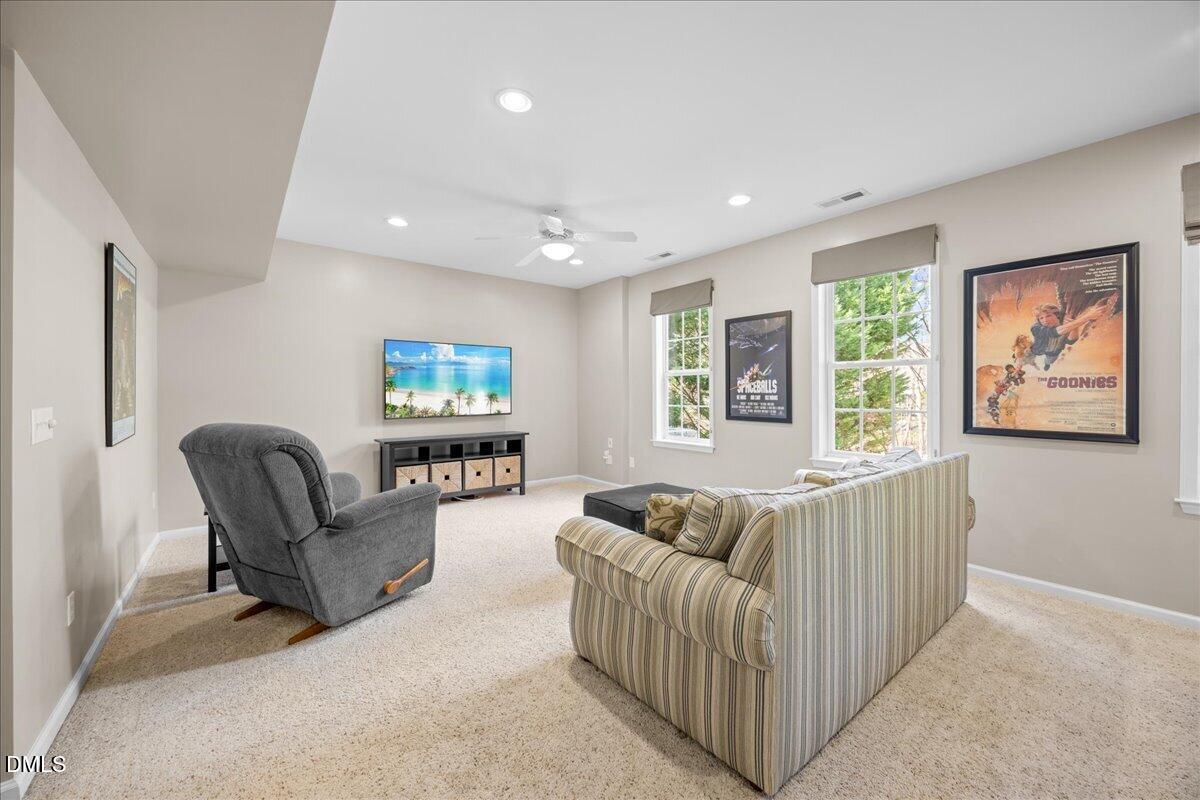 7728 Silver View Lane Raleigh, NC 27613 - Photo 34 of 53 Finished Basement