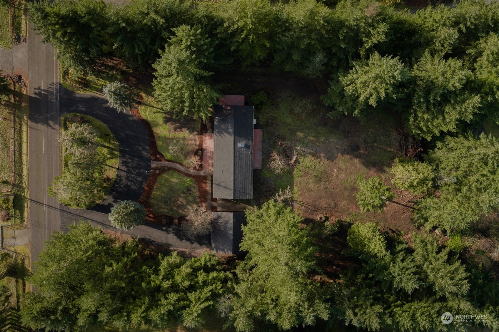7020 187th Avenue Southwest Rochester, WA 98579 - Photo 39 of 40 an aerial view of residential house with outdoor space
