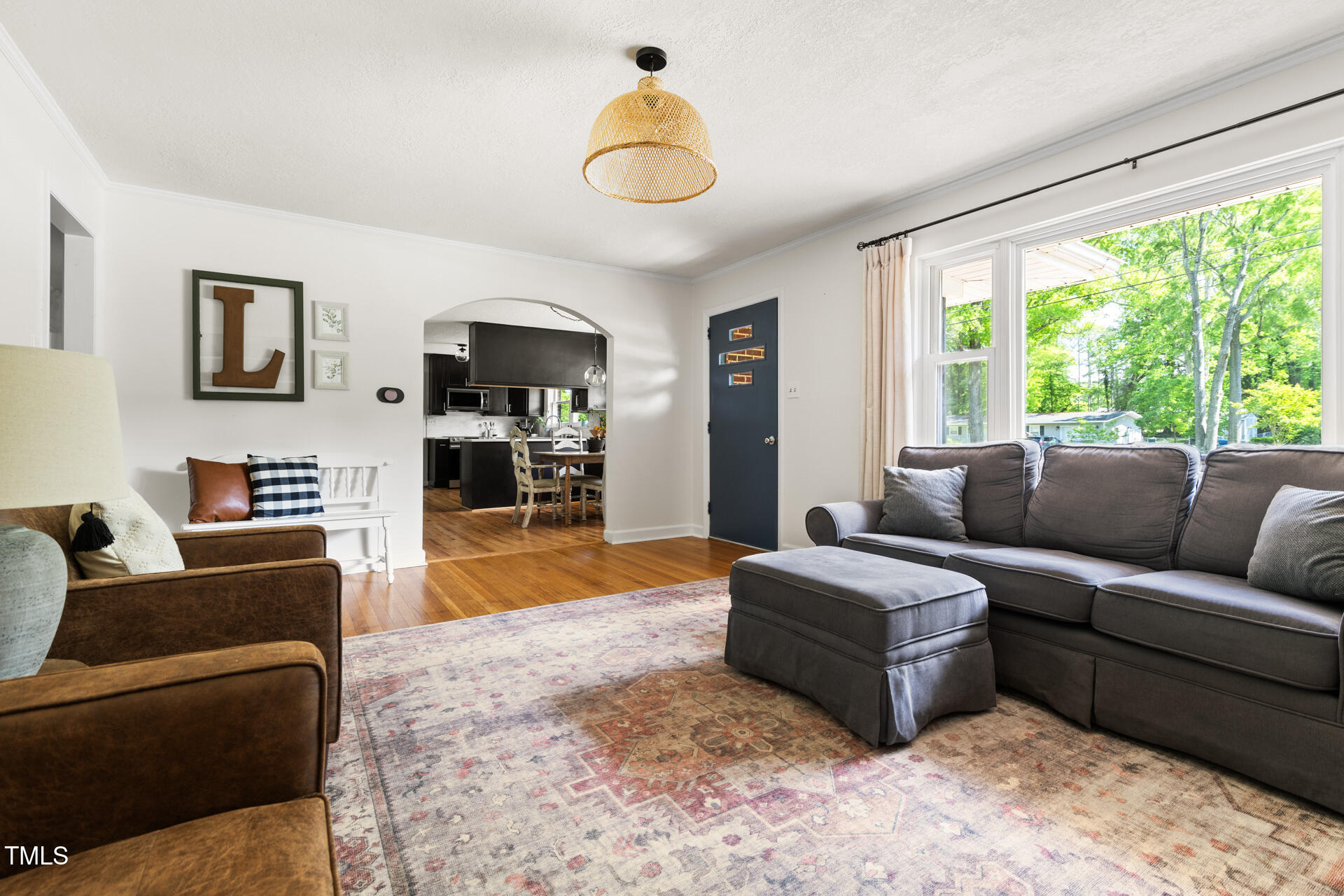 2702 Richwood Road Durham, NC 27705 - Photo 16 of 47 a living room with furniture and a large window
