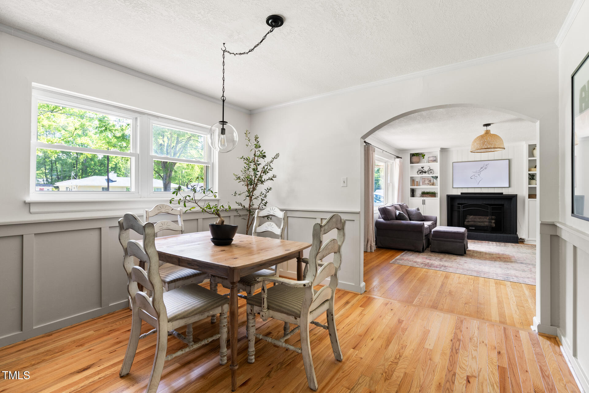 2702 Richwood Road Durham, NC 27705 - Photo 20 of 47 a view of a livingroom with furniture window and wooden floor