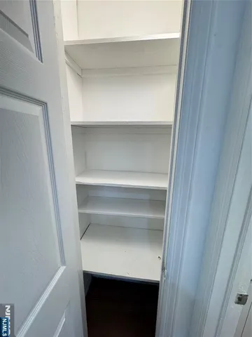 a close view of closet