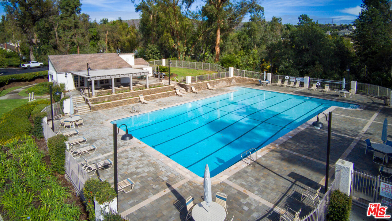 879 Shadowgrove Street Brea, CA 92821 - Photo 37 of 37 a aerial view of a house with swimming pool