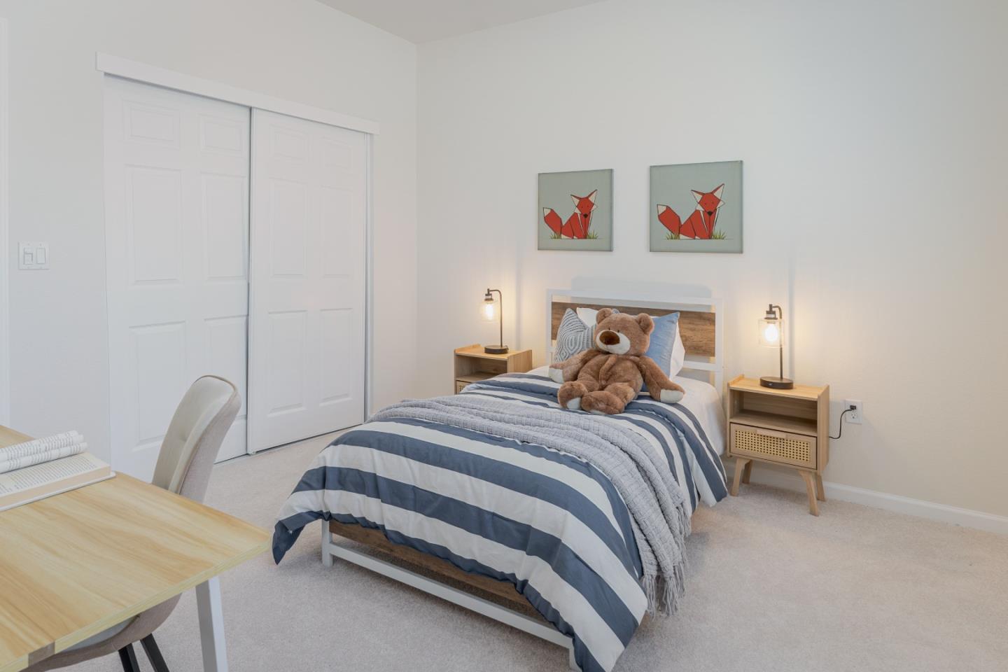 862 White Moonstone Loop San Jose, CA 95123 - Photo 41 of 54 a bed room with a bed and a chair