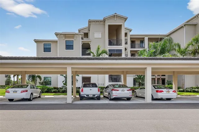 a car parked in front of a building