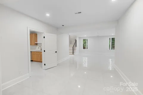 a view of empty room