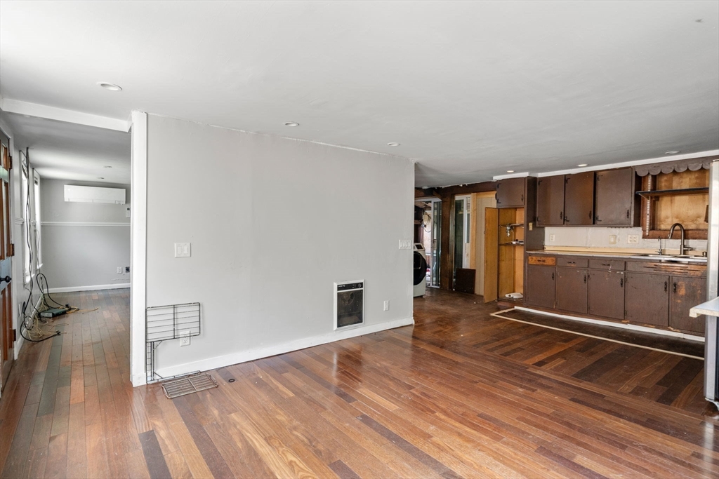 190 Ware Road Warren, MA 01092 - Photo 7 of 17 a view of a kitchen with a sink and a refrigerator