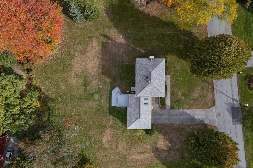 6 Longview Road Chelmsford, MA 01824 - Photo 39 of 40 an aerial view of a house with a yard and garden