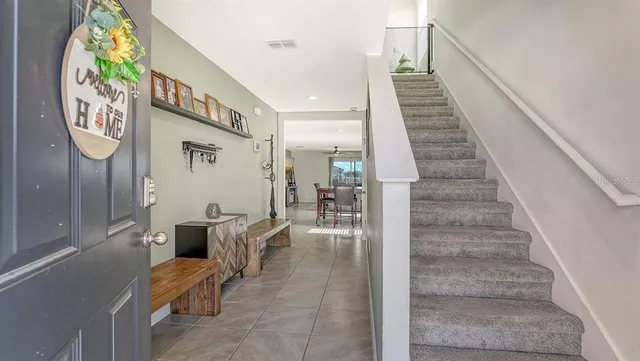 a view of entryway and hall