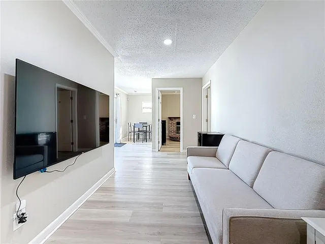 a bathroom with a bathtub and sink