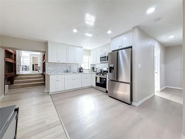 a backyard of a house