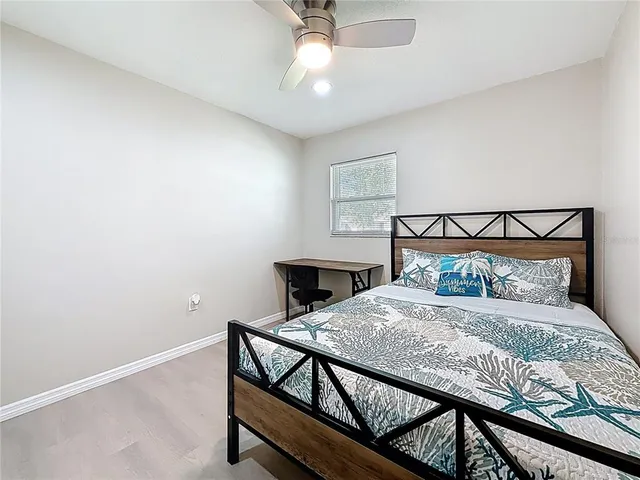 a backyard of a house