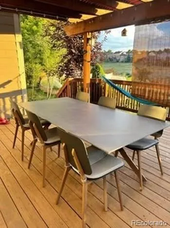 a view of a backyard of the house