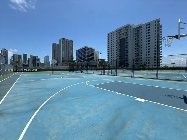 a front view of a building with street