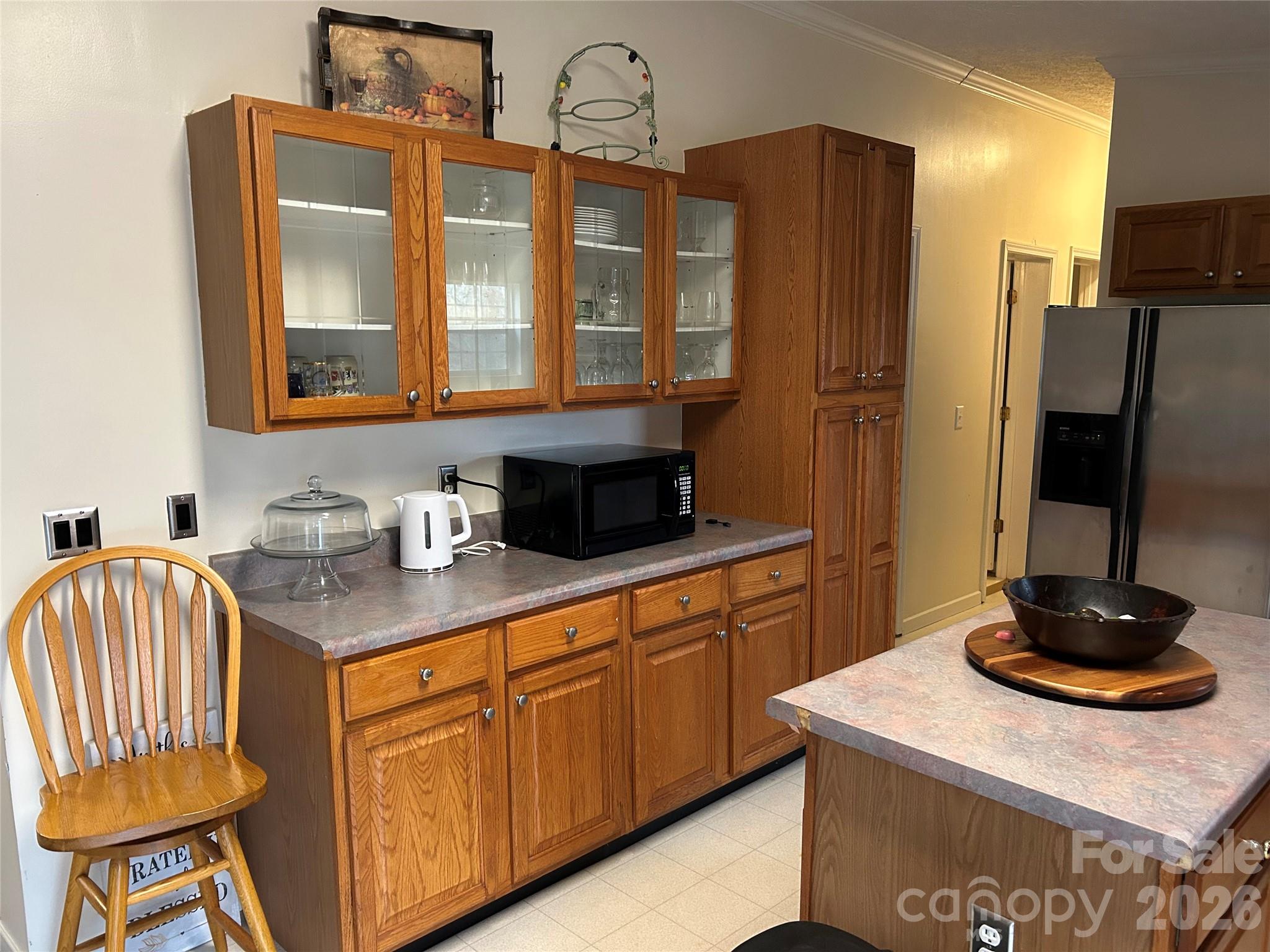 322 Balmy Lane Rutherfordton, NC 28139 - Photo 15 of 34 a kitchen with stainless steel appliances granite countertop a sink a stove and a refrigerator