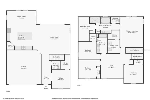 $578,800 | 14733 Gallop Run Drive, Lithia, FL 33547