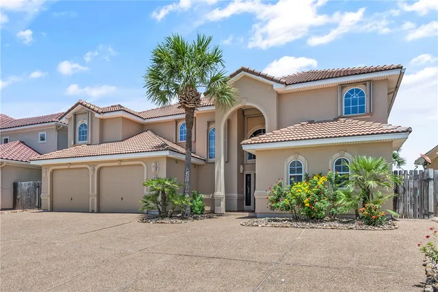 front view of a house with a street