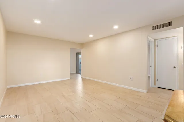 a view of an empty room