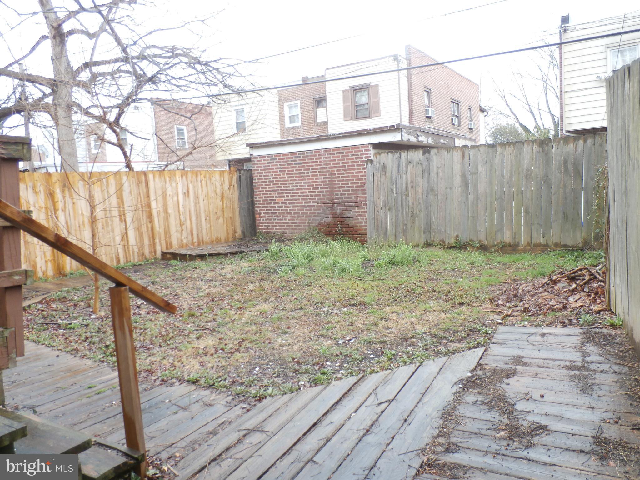 23 East Mowry Street Chester, PA 19013 - Photo 3 of 12 Back yard