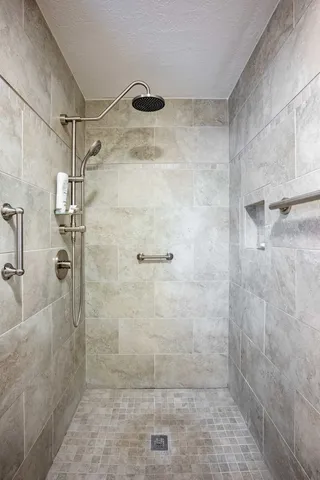 a close view of closet